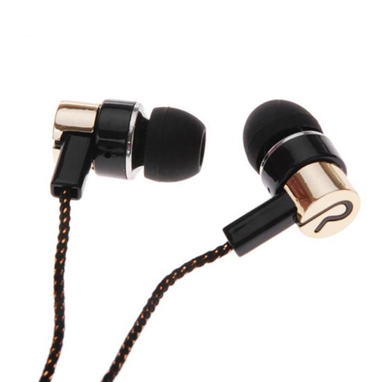 Bass Stereo In-Ear Earphone Wired Headphone Earbud Metal Headset for Phone PC