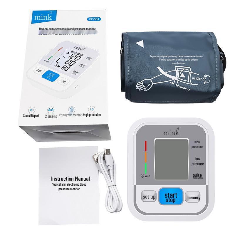 High Precision Automatic Wrist Blood Pressure Monitor for Home Use