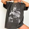 Vintage Johnny Cash T-Shirt The Man In Black Shirt Outlaw Music Shir Country Music Shirt Rock Shirt Rockabilly All-Season Unisex