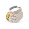 1105 summer children's hats male and female babies outdoor sunshade sunscreen hat cartoon cute big brim empty top sun hat