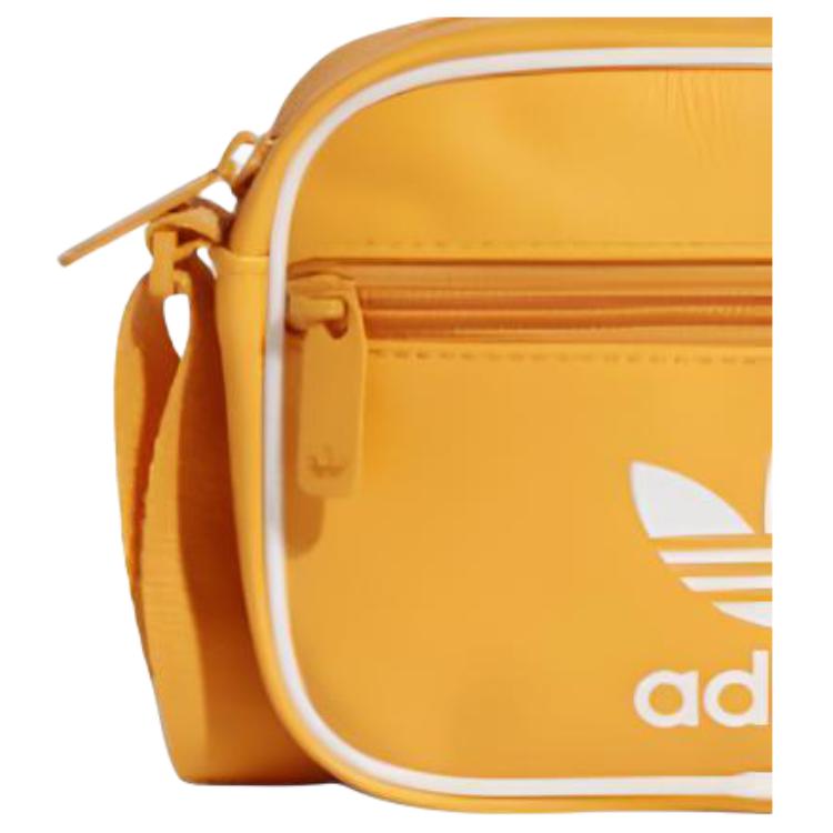 Adidas Originals Retro Fashion Sports Zipper Crossbody Shoulder Bag Unisex Bags Orange IX7485
