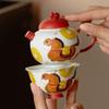 ChuYiQi Hand-Painted Auspicious Ceramic Cups