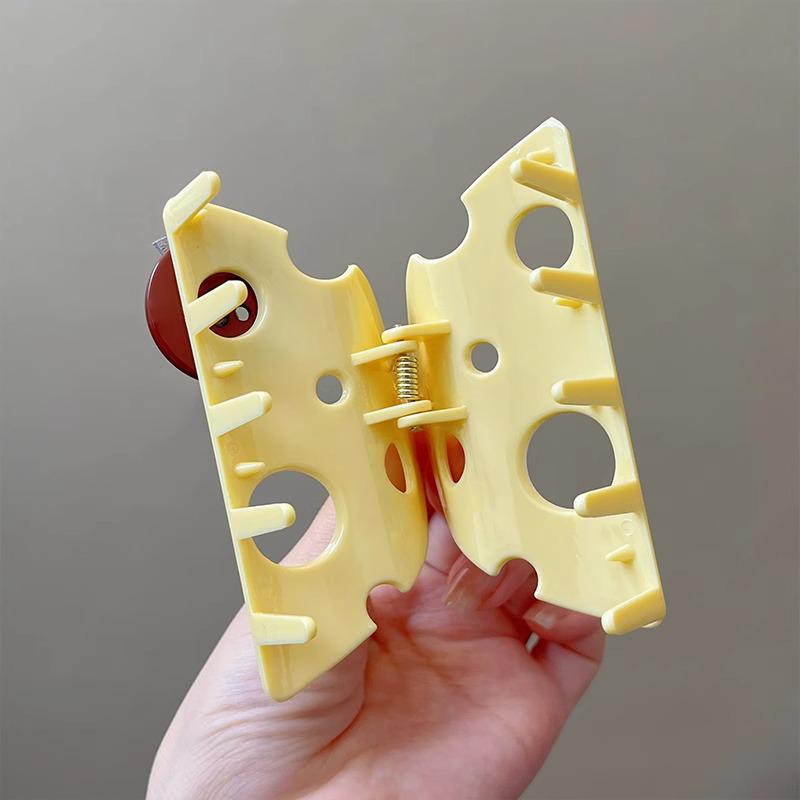 2024 Women's High-End Cute Button Shark Hair Clip
