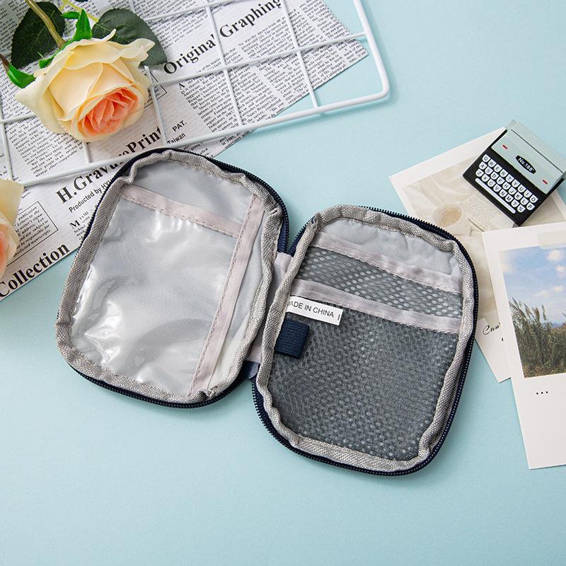 Portable Travel Home First Aid Kit Small Medical Medicine Bag Emergency Storage Organizer Pouch for Outdoor & Household Use