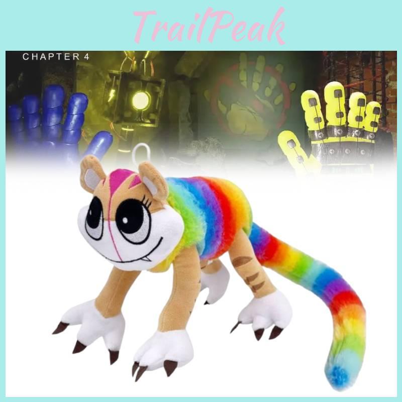 Chapter Poppy Playtime 4 Rainbow Long Tailed Cat Plush Toy Stuffed Doll Gift