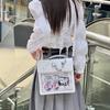 Women Gothic Backpack Kawaii Ita Bag Fashion Shoulder Bag Cute Girls Transparent Pocket Crossbody Bag New DIY Badge Knapsack