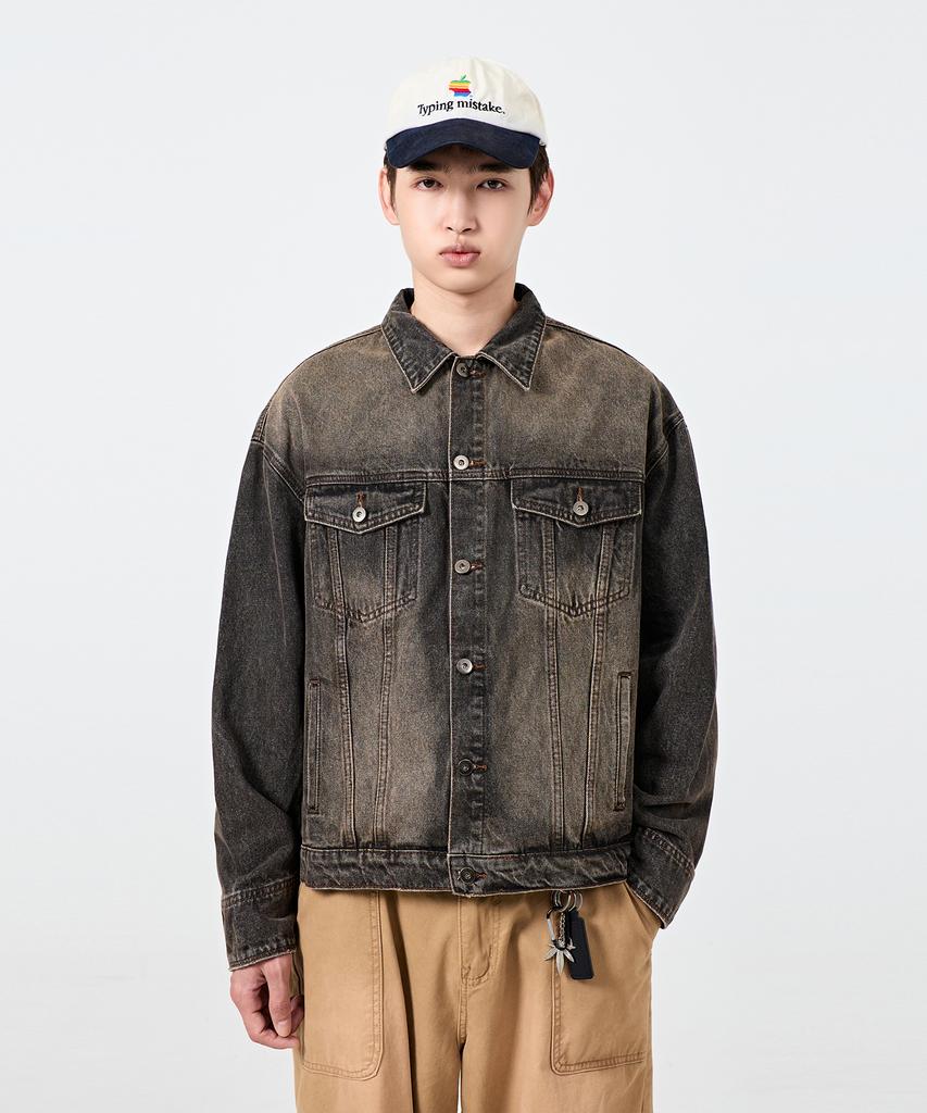 Dimitri Black Asi Og Essential Trucker Jacket_Denim Dust Black