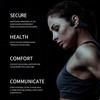 Open Ear Sport Bone Conductions Headphones IPX4 Waterproof For Cycling Running Skiing 8H Playtimes Stable