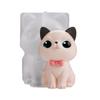 Animal Cat Dog Scented Candle Silicone Mold Handmades Cat Scented Candle Epoxy Mold DIY Craft Women Girl Fondant Mold