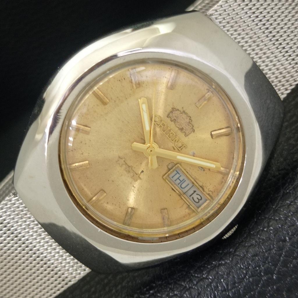 

AUTOMATIC VINTAGE ORIENT 46941 JAPAN MENS ORIGINAL DIAL WATCH a703437-1 R213c-a703437