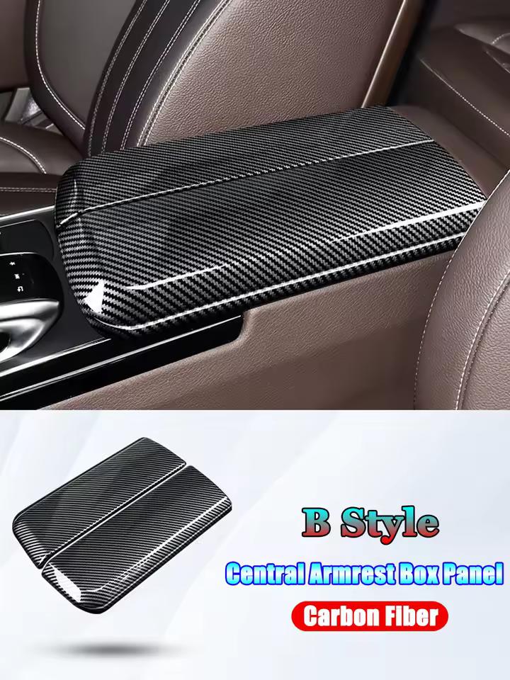 For Mercedes Benz GLE GLS Class W166 X166 Coupe C292 AMG GLE63 43 GLS63 Car Center Console Armrest Storage Box Panel Trim