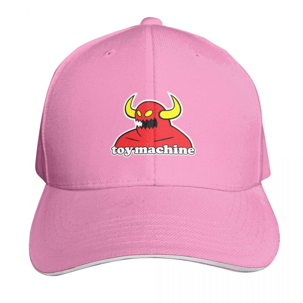 Toy machine logo Baseball Cap Big Size Hat Mountaineering Funny hats Snap Back Hat For Women Unisexs