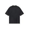 We11done Ss24 Rabbit Print Vintage Wash Round Neck Drop Shoulder Short Sleeve T-Shirt Unisex T-Shirt Black WD-TT0-24-729-U-BK