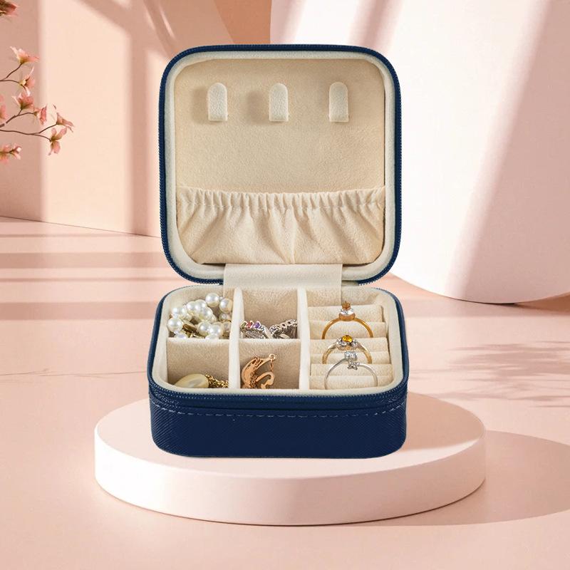 Portable Jewelry Box European Princess Travel Korean Hand Jewelry Jewelry Bag Earrings Ring Small Storage Box