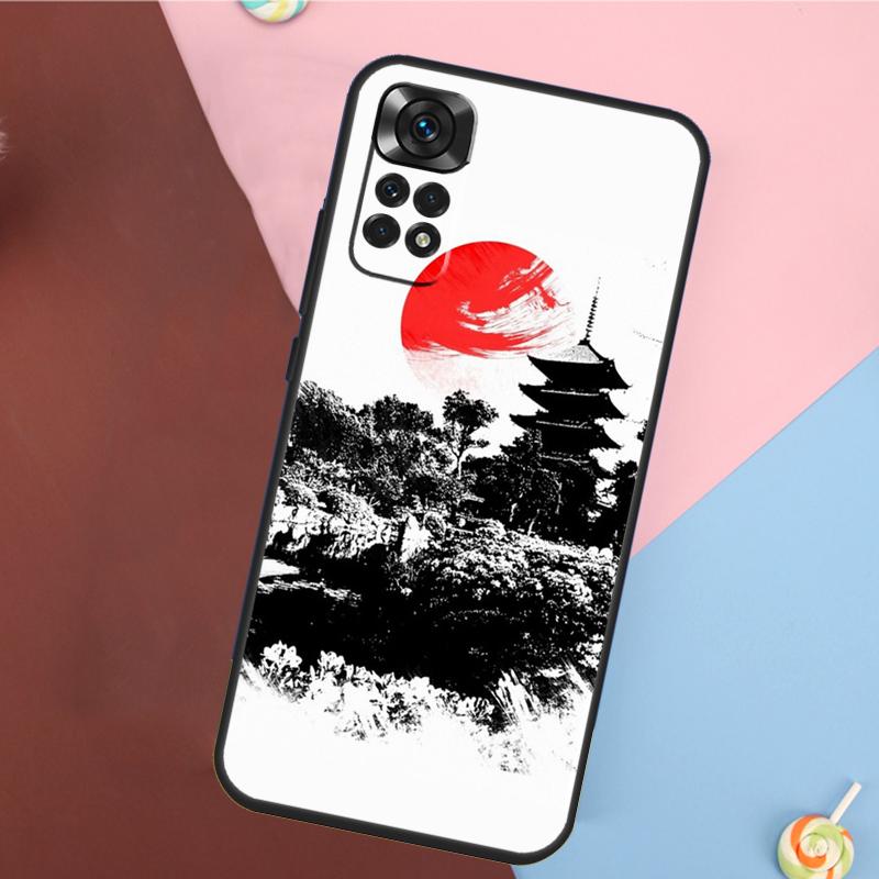 Japanese Temple Kyoto Cover For Xiaomi Redmi Note 13 Pro 14 12 11 9 10 9S 10S 11S 12S Redmi 14C 10C 12C 13C Case