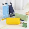 Portable Stationery Organizer for School Pencil Case with Zipper And Handle, Durable Oxford Solid Color Box Office Organizer, Lightweight Minimalist