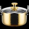 ZISIZ 304 Edelstahl Gold geteilter Hot Pot
