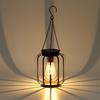 Solar Lantern Led Light Daylight Sensor Garden Lamps Lights Outdoor Waterproof Landscape Iron-art With Durable Chain Decor