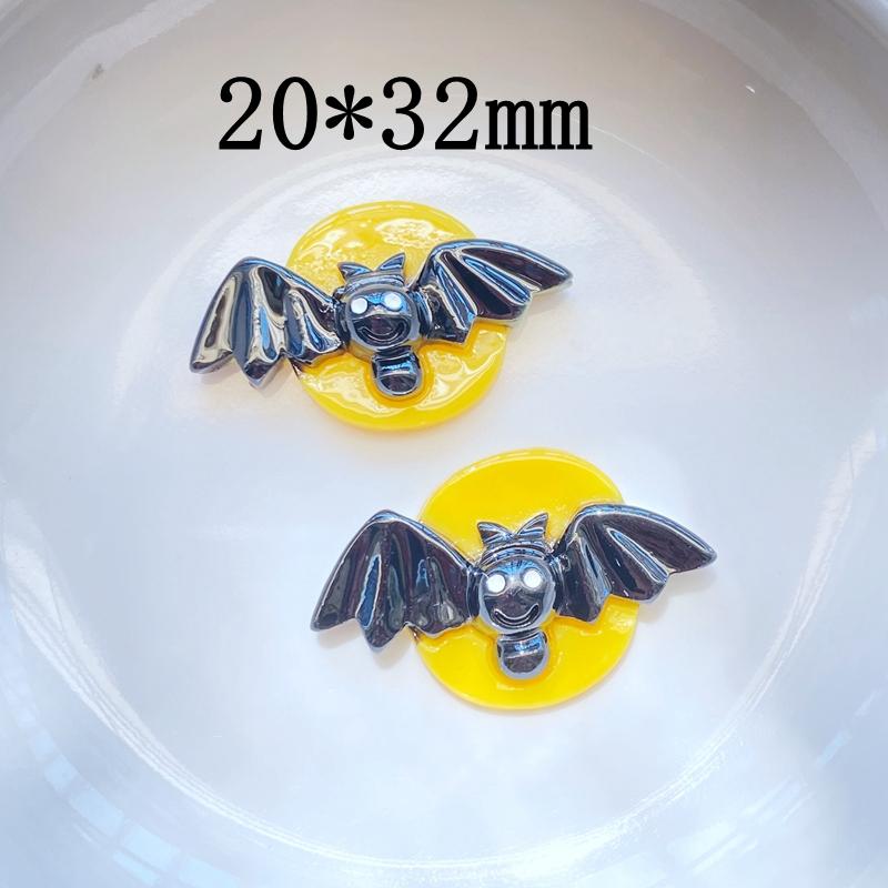 10Pcs New Cute Hand Drawn Halloween Series Flat Back Resin Cabochons Scrapbooking DIY Jewelry Craft Decoration Accessorie