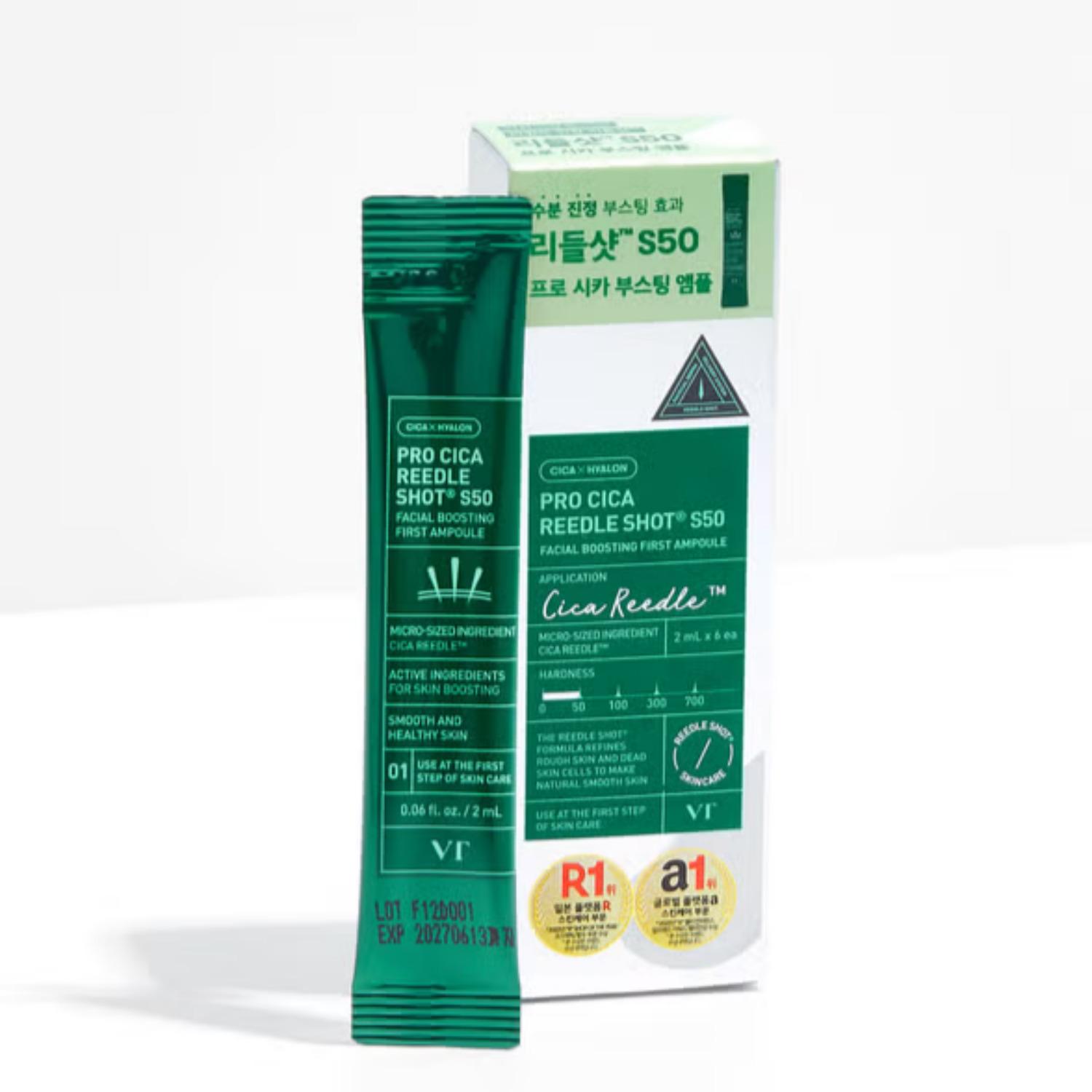 

VT Pro Cica Reeble Shot S50 Facial Boosting First Ampoule 2 мл*6
