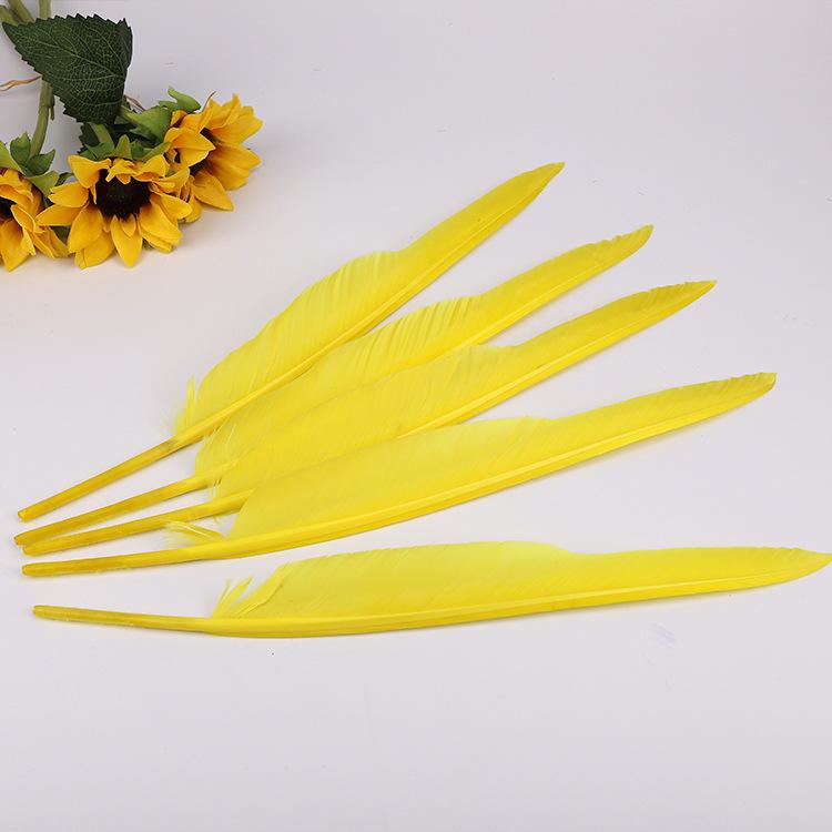 50Pcs Bulk Goose Feathers, 30-35Cm Diy Hunchback Feathers For Pens
