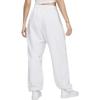 Nike Sportswear Club Fleece Solid Color Drawstring Mid-Rise Loose Knit Sweatpants Women Bottoms White DQ5800-051