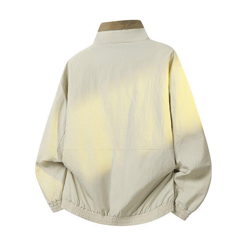 2026 Spring Men's Trendy Retro Windproof Reversible Jacket: Versatile, Comfortable, Loose-Fit Casual Outerwear