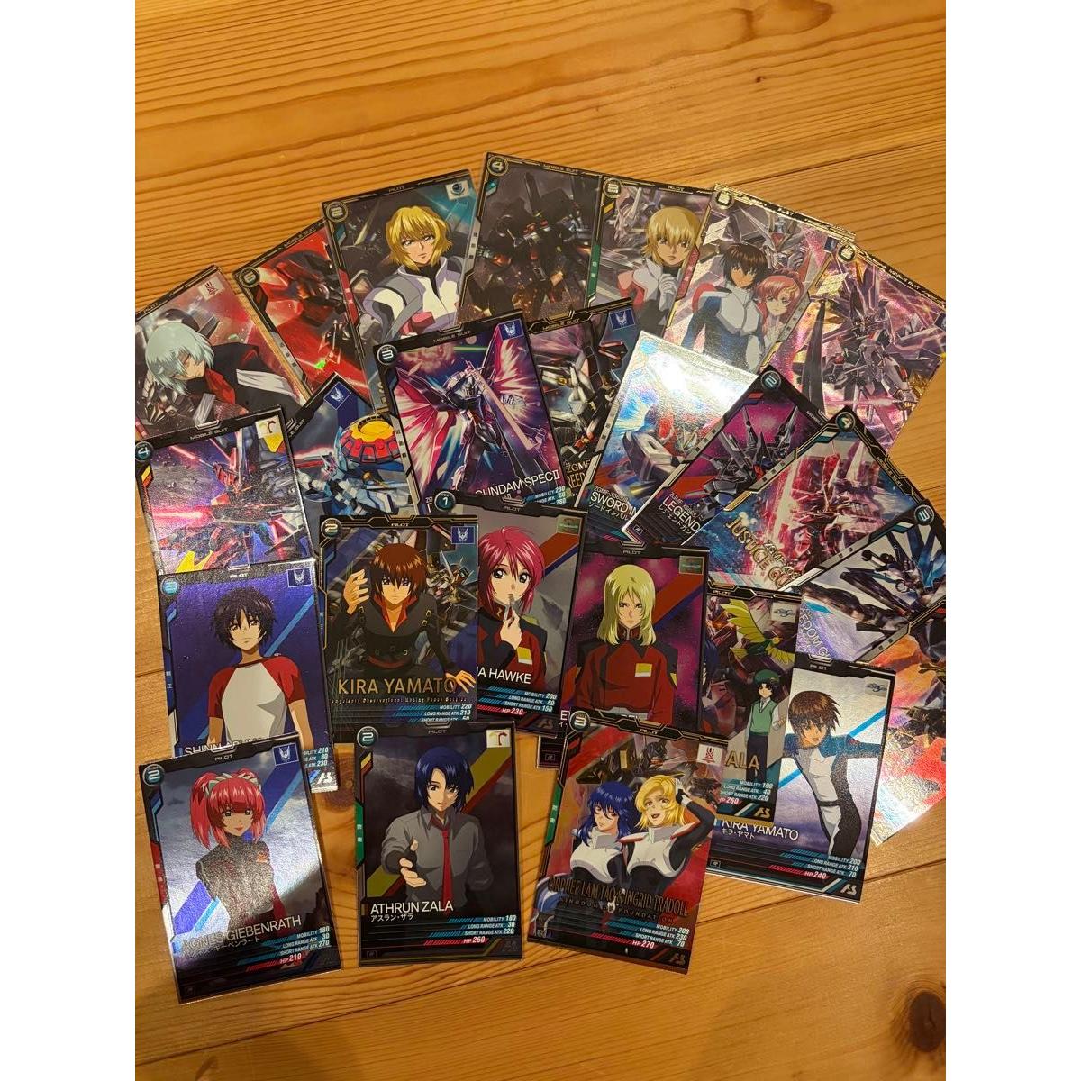 Used Mobile Suit Gundam Arsenal Base SEED Booster Pack Semi-Complete 25 pieces