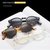 Transparent UV400 Fashion Shades for Women Classic Women Men Oval Sunglasses Unisex High Quality Sun Glasses  Delicate Jewelry