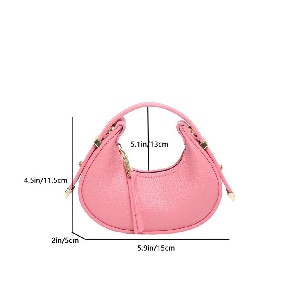 2024 Women's High-End Crescent Dumpling Bag: Versatile, Popular, Small Handbag
