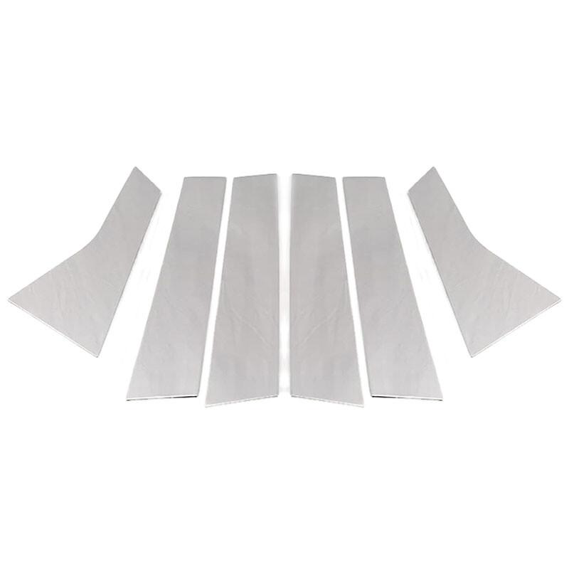 6PCS Pillar Posts Door Trims Cover Molding Chrome Fit For Honda Accord 2018-2020