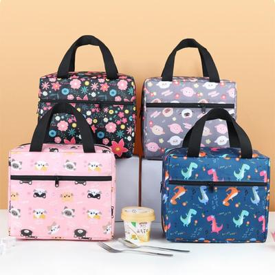 Durable Leakproof Lunch Bag Insulated Large Capacity Cooler Lunch Bag Portable Reusable Lunch Tote School Office Picnic