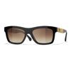Chanel Hollow Leg Design Square Sunglasses Unisex Sunglasses Black C622/S9A71661X09961S2219