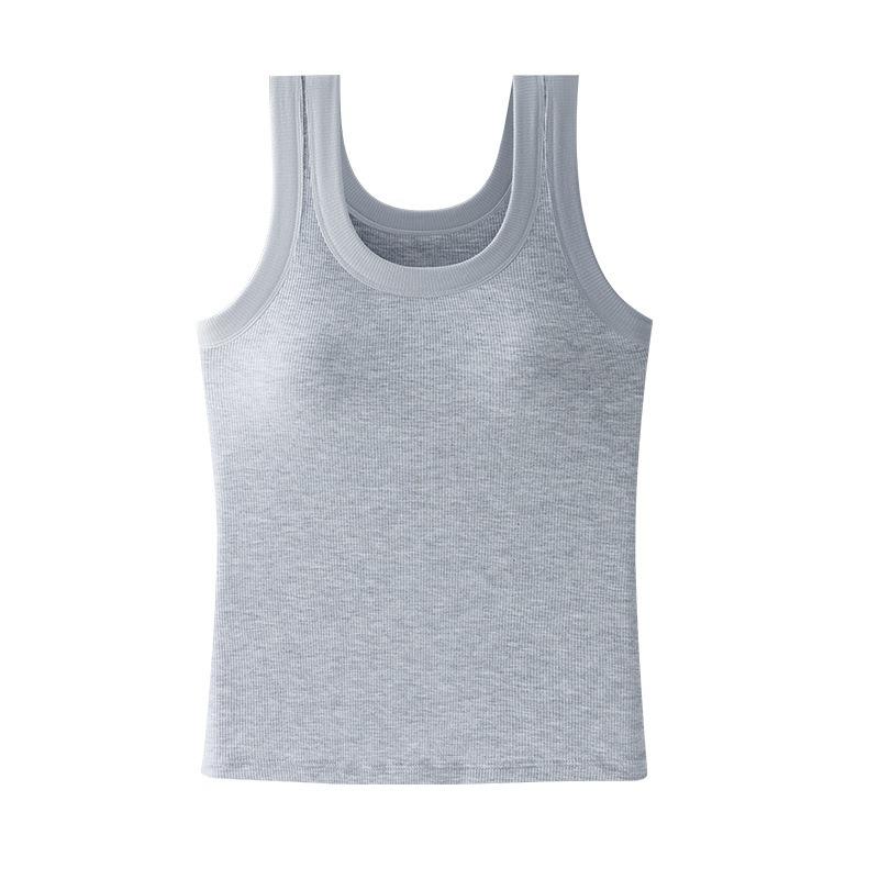 New Spring and Summer Styles of Women's Tank Tops Large-sized Bras Sleeveless Strappy Tops for Wearing Inside and Outside