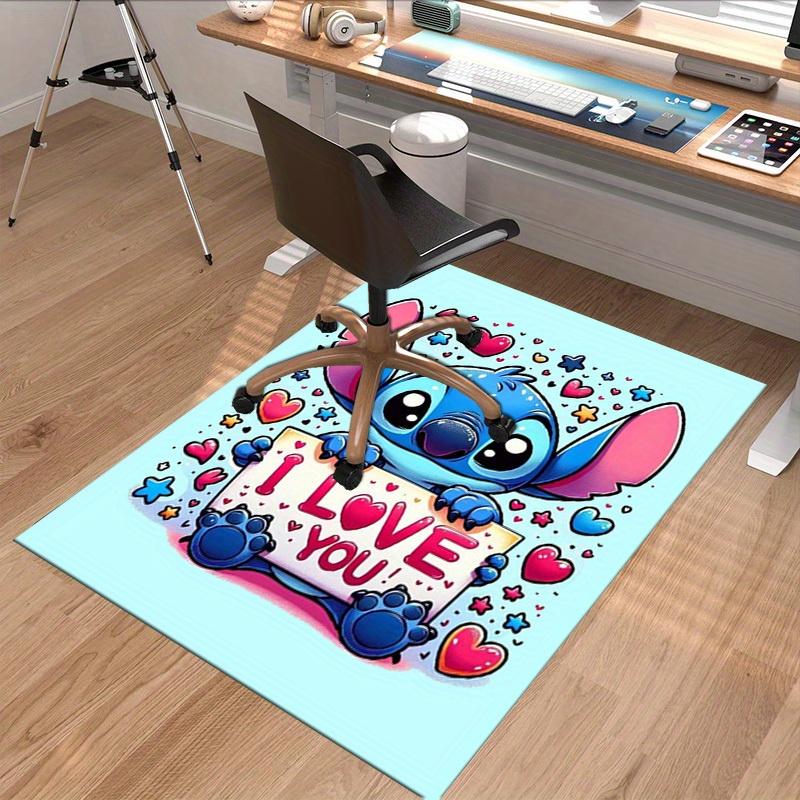 1pc. Cute Stitch Holding "I Love You" Sign - Perfect for Home Decor, Office Carpet, Chair Cover, Outdoor Rug, Gift Ideaz0410131
