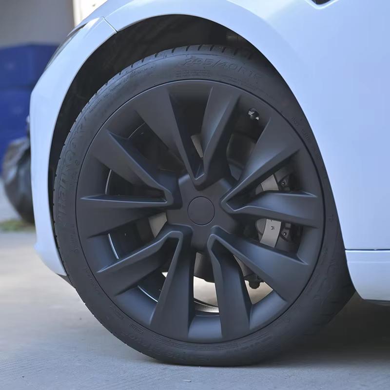 ZFX1 For Tesla Model 3 Highland 2026 2025 4PCS Wheel Covers Hubcaps, 19 Inch,Gloss Black Aero Covers, Accessories Upgrade Replacement