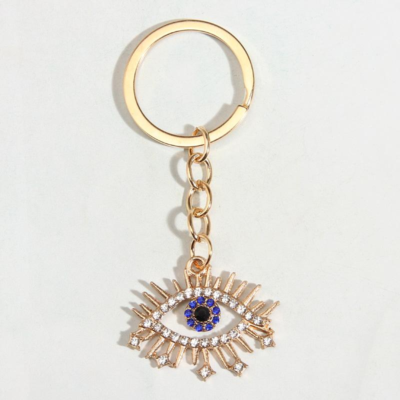 Punk Enamel Hollow Eye Eyeball Key Chains For Women Men Accessorie Car Keys DIY Handmade Jewelry Gifts Bag Charm