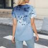 Women's V-neck Fashion Casual Printed Tops And Protective Workwear