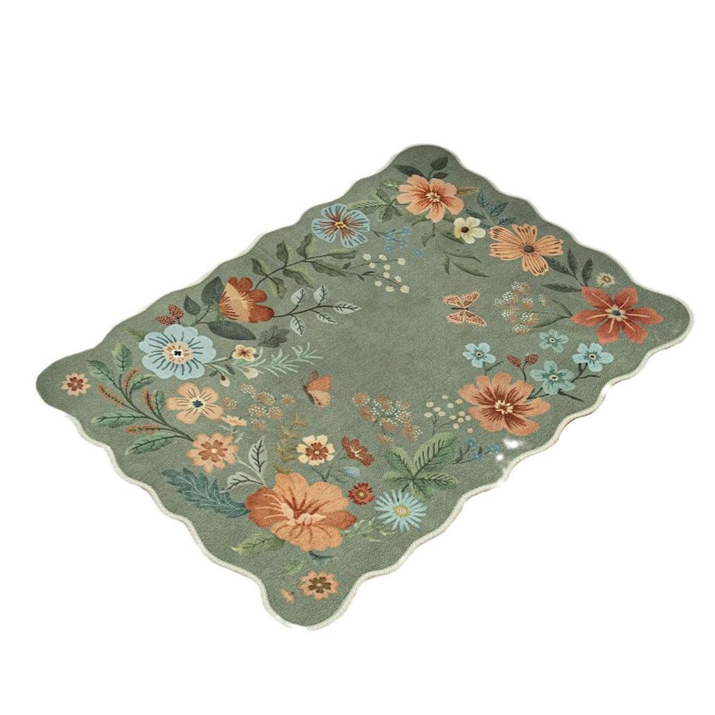 Small Rugs 60x90cm, Stains Resistant and Washable Floor Mats for Kitchen, Bathroom, and Bedroom Use