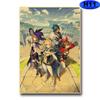 Genshin Impact Series Poster HD Game Posters Kraft Paper Painting Home Decor Bedroom Wall Art Picture Sexy Anime Girl Poster