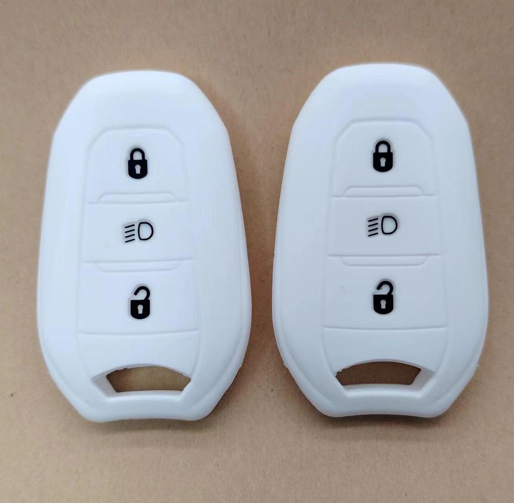 Silikon-Schlüsselhülle für Dongfeng Citroen Tianyi C5, C3XR, Peugeot 408, 508