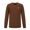 MARTINE GOLF Basic Round Knit Sweater_Camel (Men)