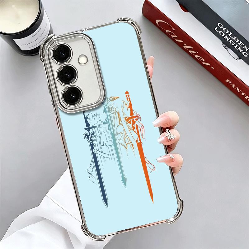 

Чехол для телефона с покрытием в стиле аниме Sword Art Online для Samsung A17 A07 A37 A57 A16 A56 A15 A55 A14 A54 A13 A53 A26 A36 A25 A35 A24 A34 A2 Samsung A35