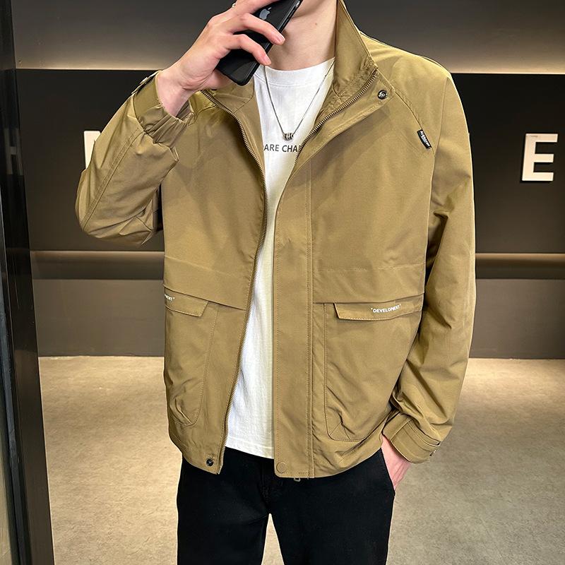 Jacket Coat Men s Trendy Slim Fit Top Versatile M