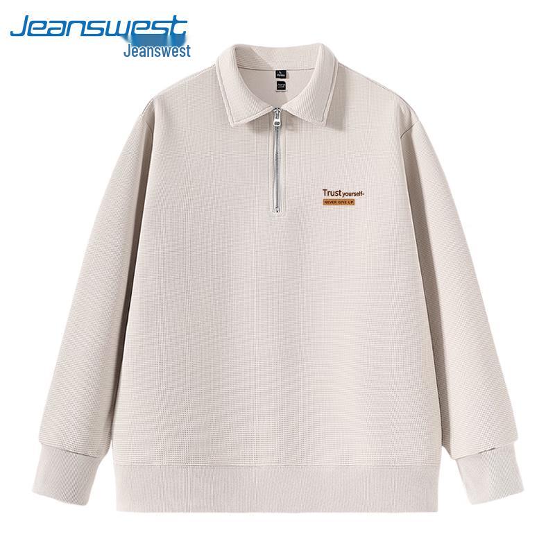 Jeanswest Men's Fall 2025 American Style Loose Fit Polo Shirt