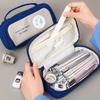 Cartoon Double-layer Pencil Bag Large Capacity Kids Stationery Bag Space Astronaut Pencil Case