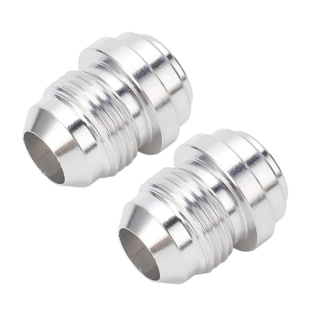 2Pcs Male Billet AN8 6061 T6 Aluminum Alloy 8AN Thread Weld In Fitting Bung Fuel System Parts