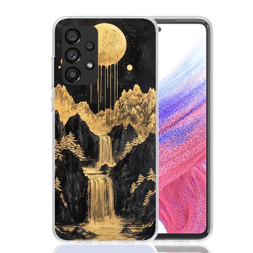 Chinese Style ink Painting Art Phone Case For Samsung Galaxy A52 A32 A22 A12 A02S A50S A30S A51 A31 AA71 Note 20 Ultra 10 S10 Pl
