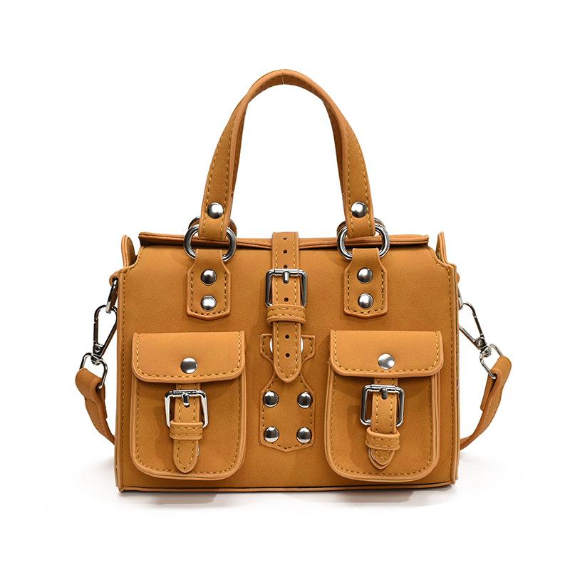 Новая Сумка Универсальная Сумка через Плечо Сумка-мессенджер для Поездок Женская Сумка с Множеством Карманов жёлтый