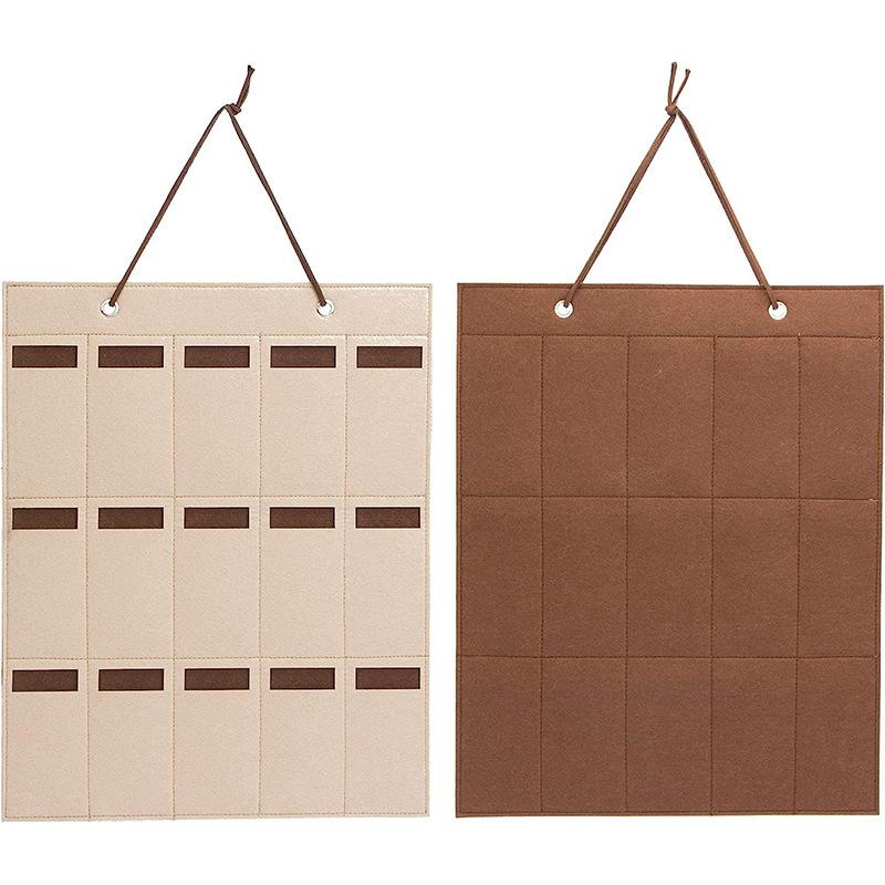 1 Stück 15 Fächer Brillen-Organizer Aufbewahrung Wandhängende Tasche Multifunktionale Sonnenbrillen Brillen-Aufbewahrungstasche Faltbar